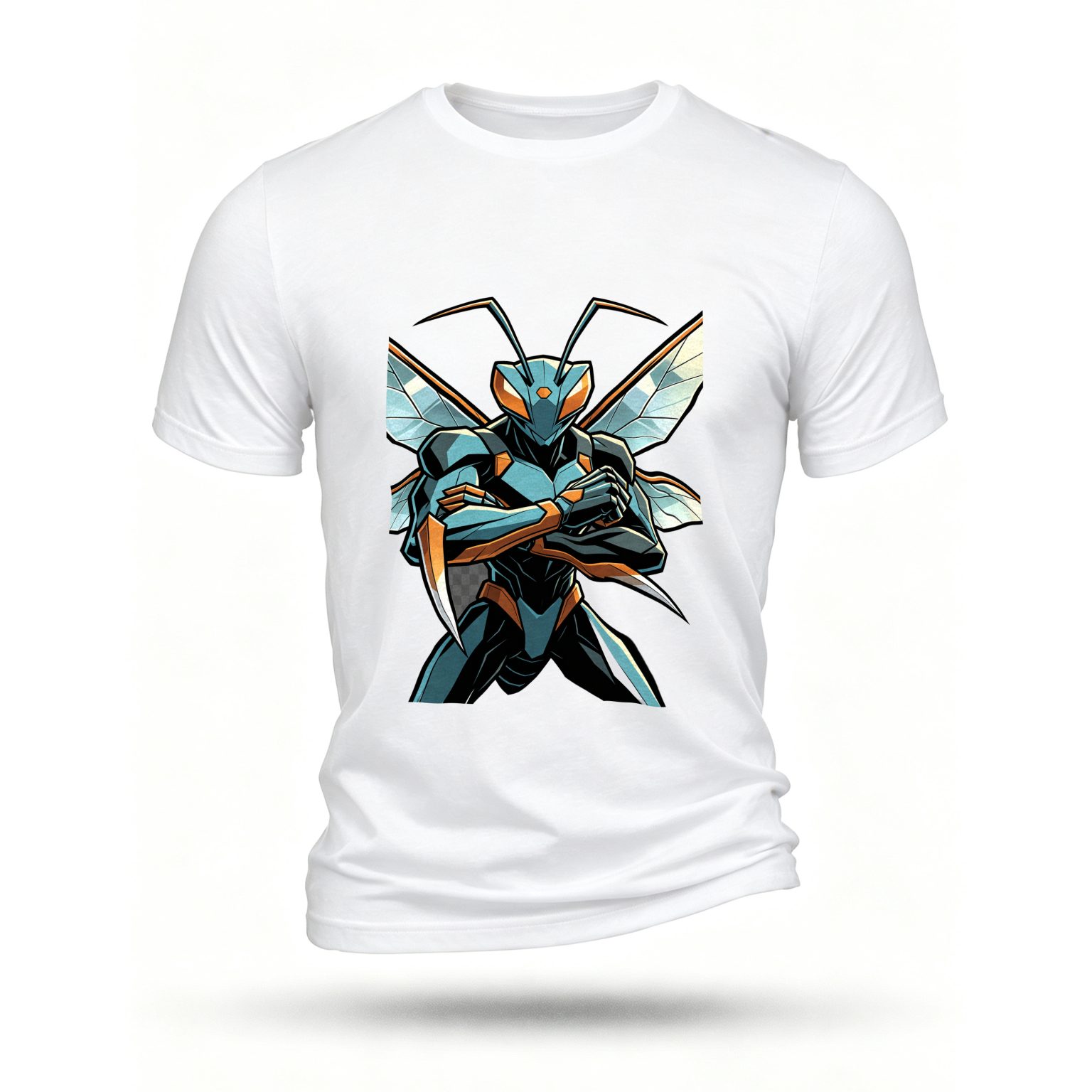 White T-shirt, front print