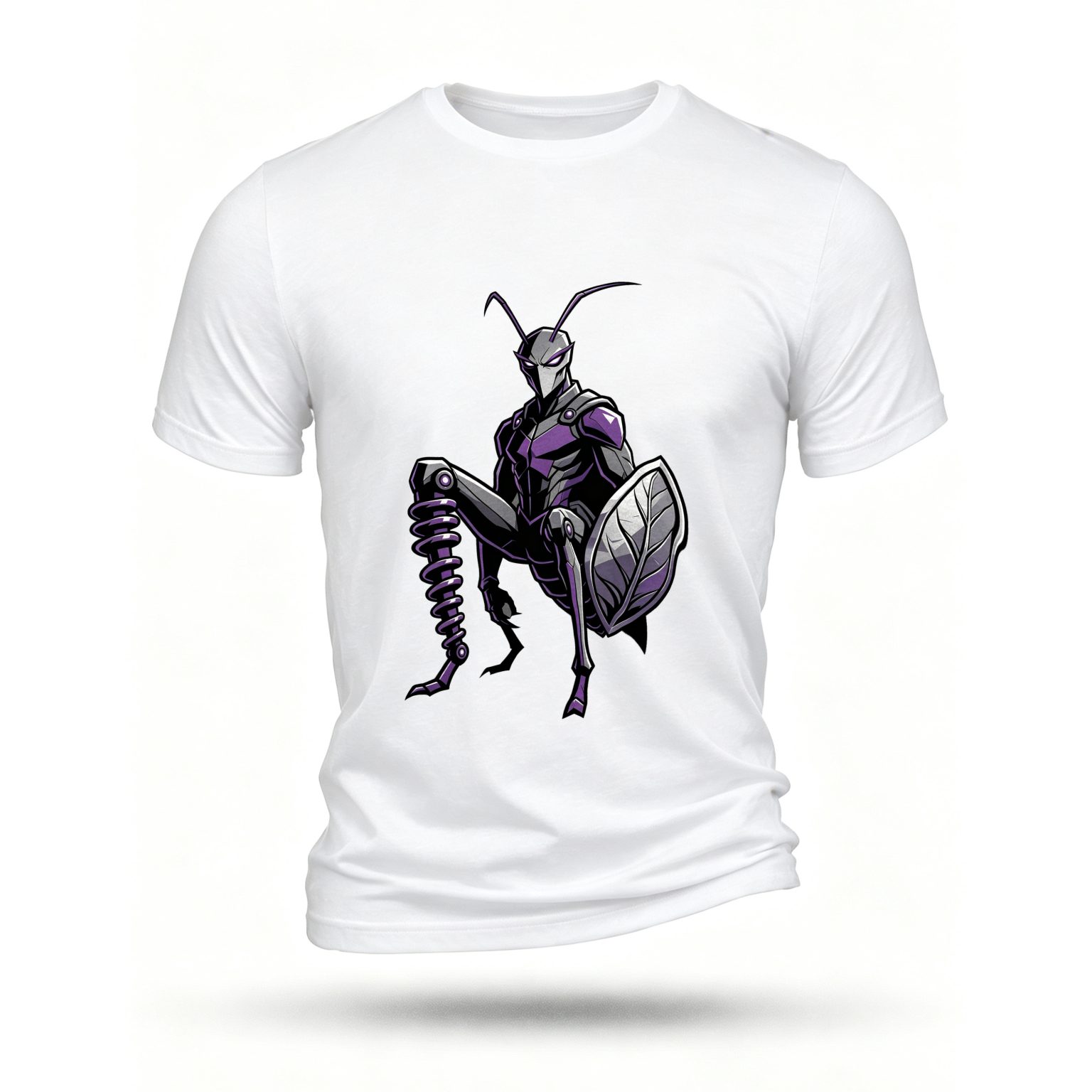 White T-shirt, front print