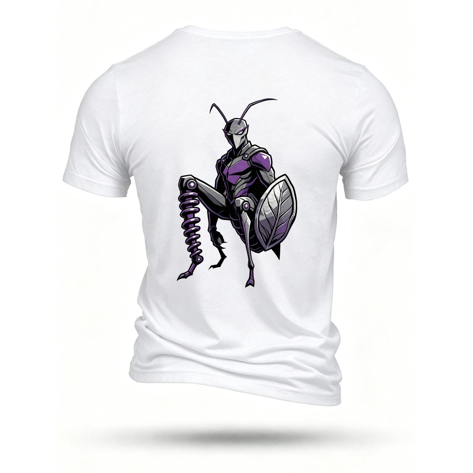 White T-shirt, back print