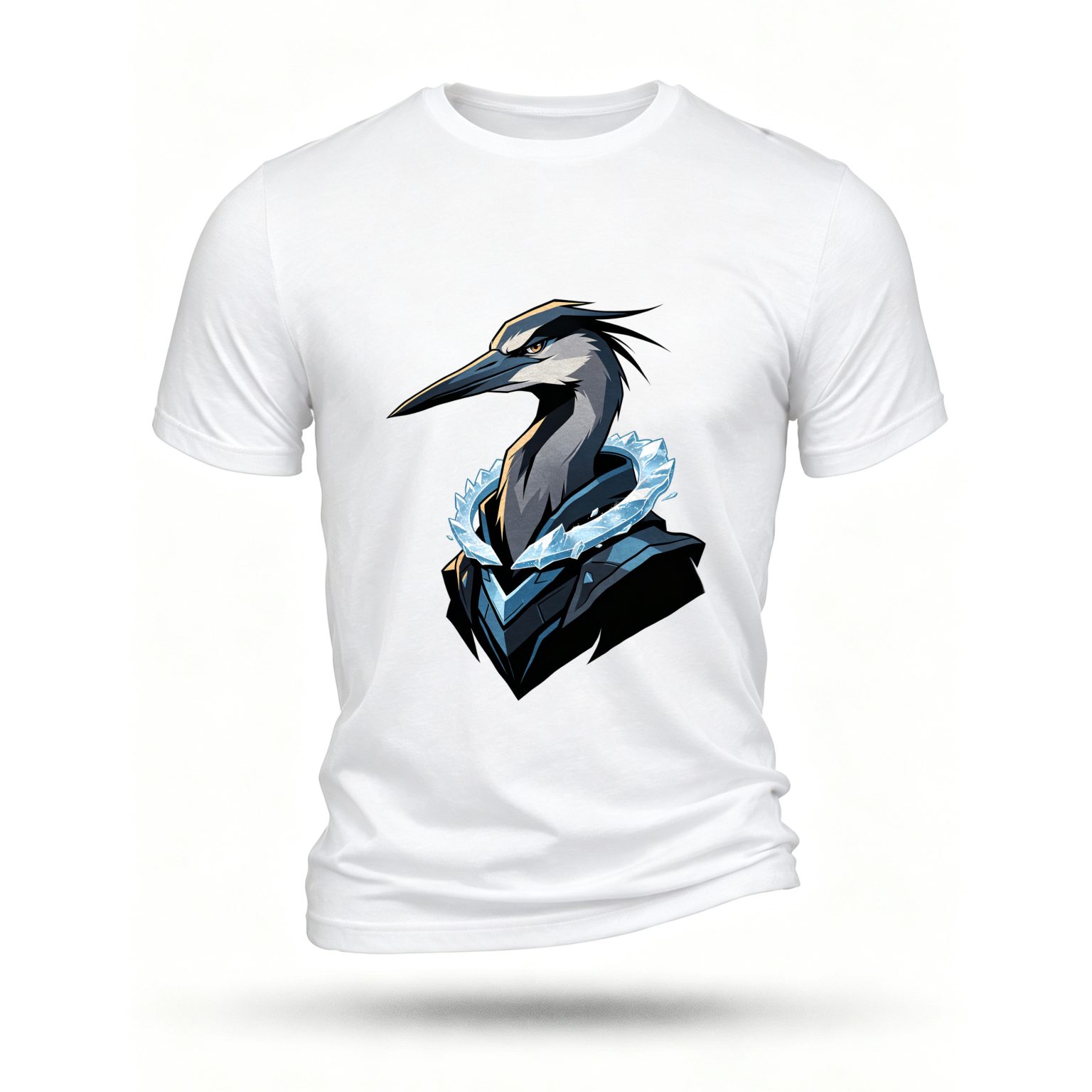 White T-shirt, front print
