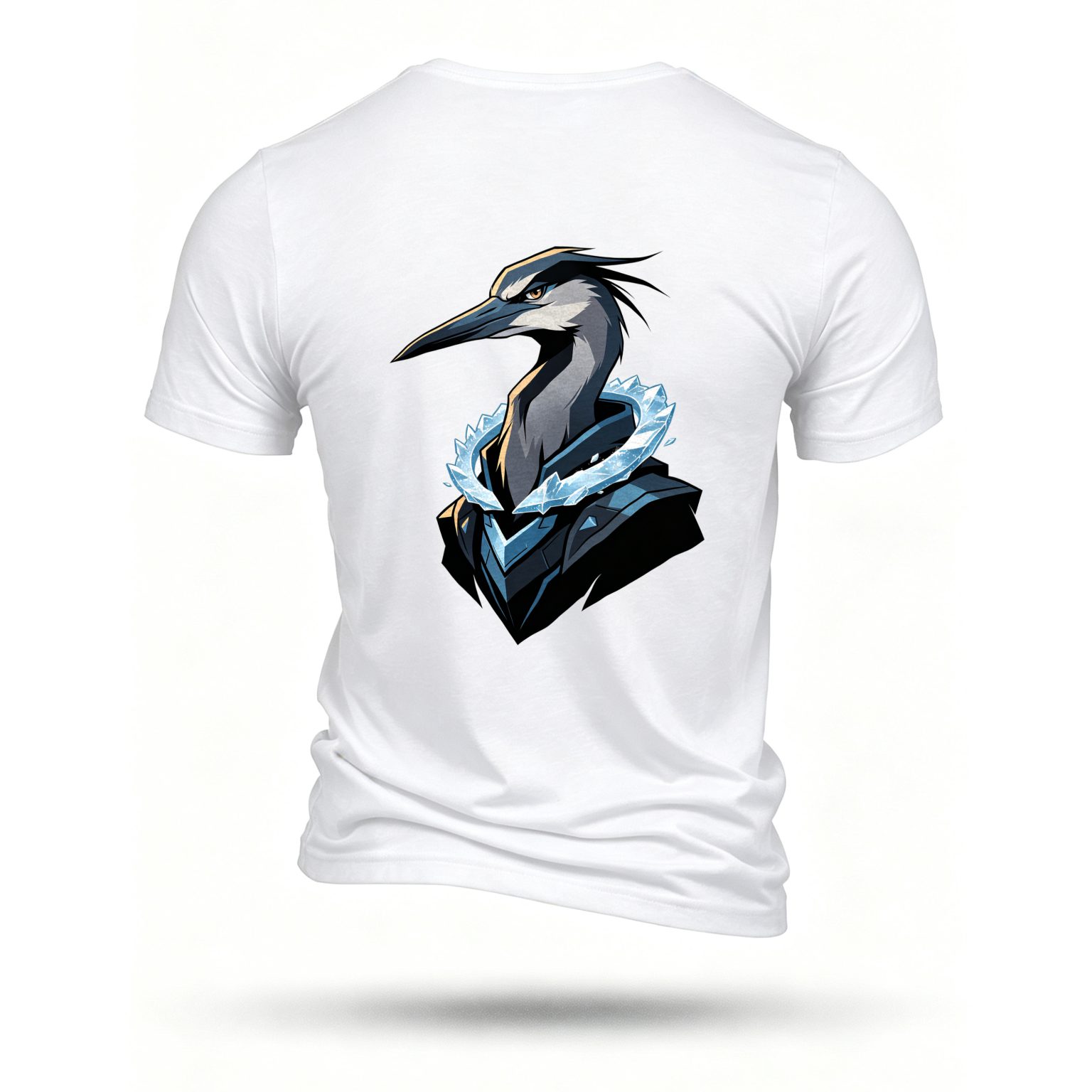 White T-shirt, back print