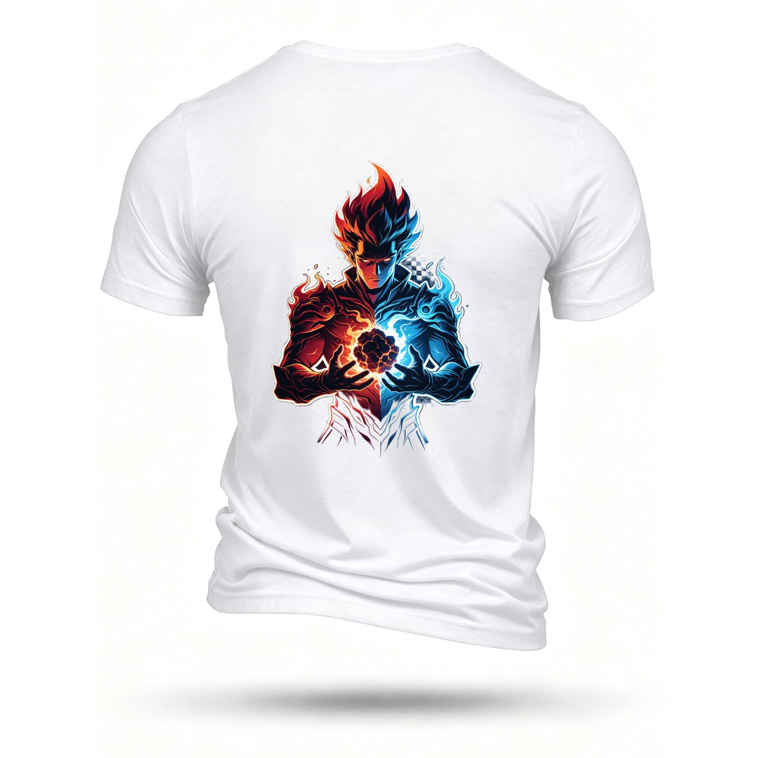 White T-shirt, back print