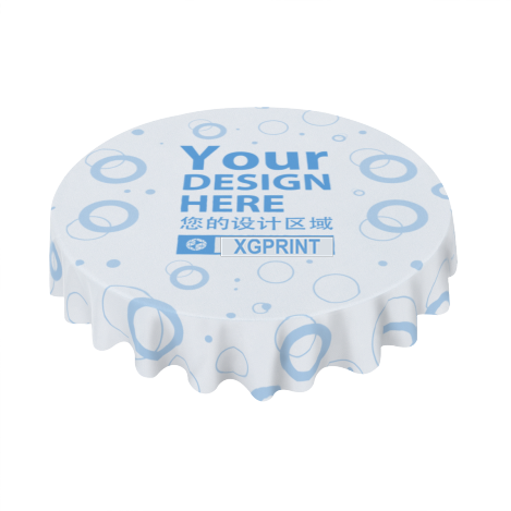 Custom Round Tablecloth before customization