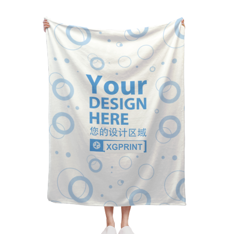 Custom Flannel Blanket – 30 x 40 in before customization
