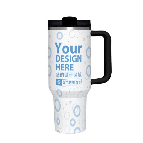 Custom 40 oz Insulated Tumbler before customization