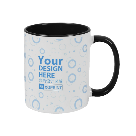 Custom 11 oz Two-Tone Mug before customization