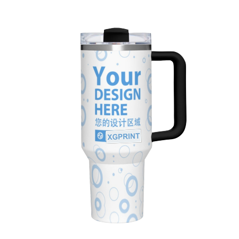 Custom 40 oz Insulated Tumbler before customization