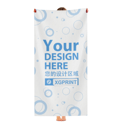 Custom 300 g Beach Towel before customization